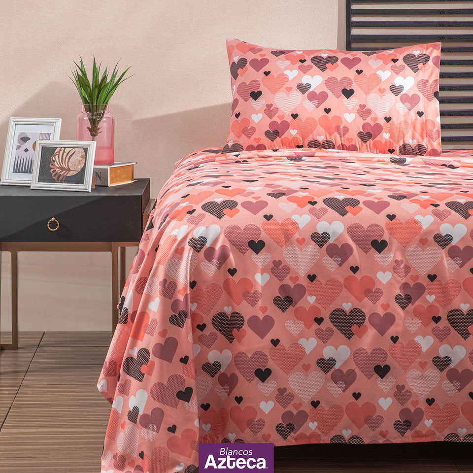 Juego de Sábanas Microfibra Rosette