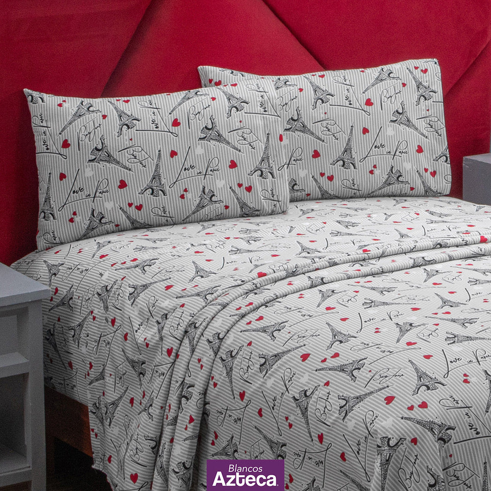 Juego de Sábanas Microfibra Aline
