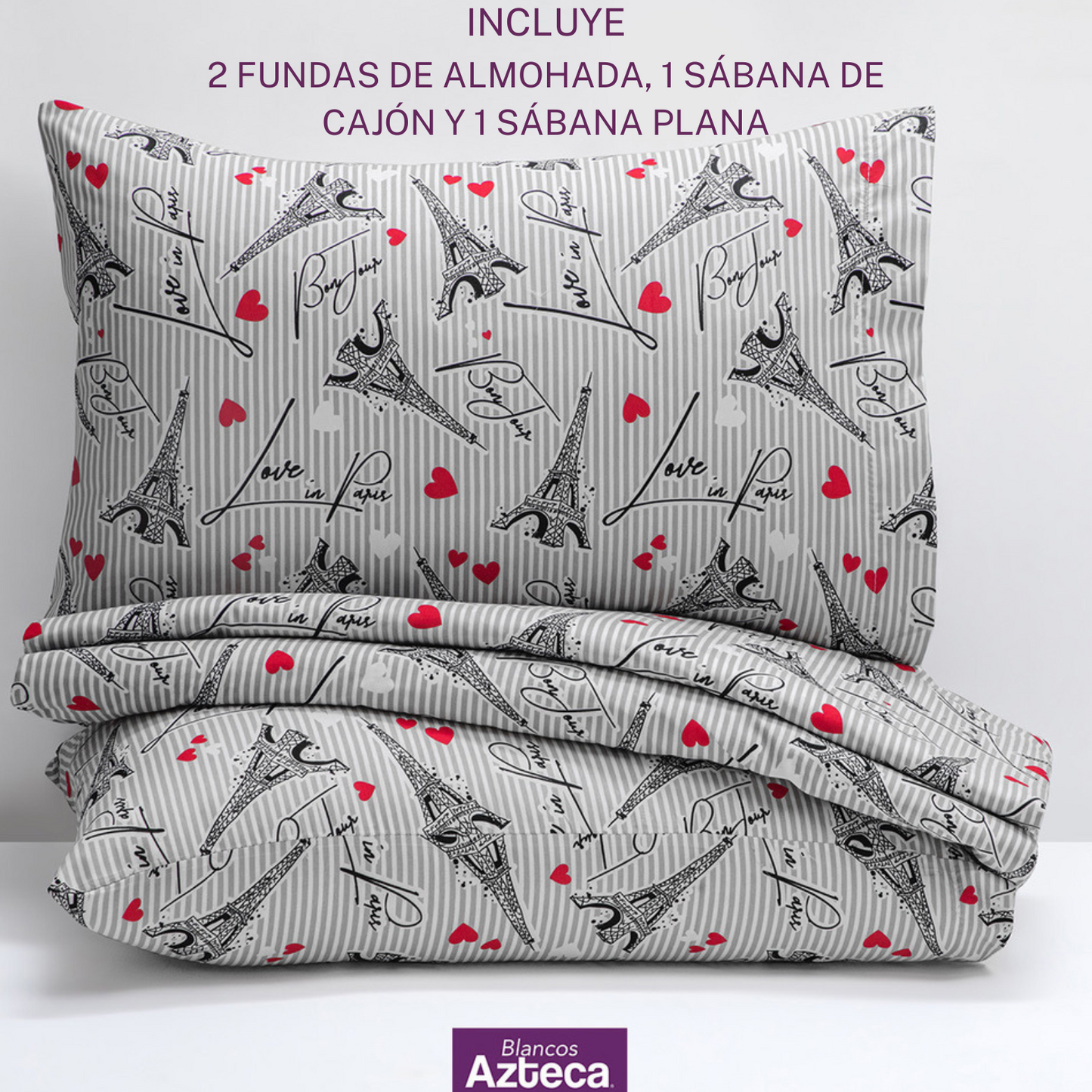Juego de Sábanas Microfibra Aline