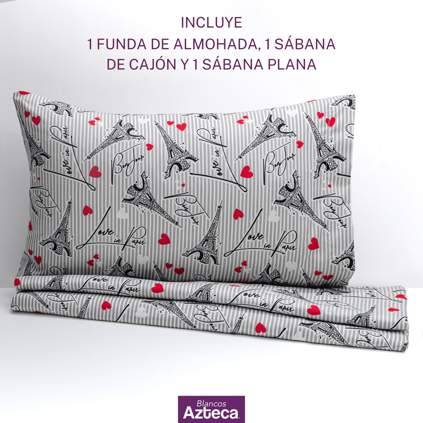 Juego de Sábanas Microfibra Aline