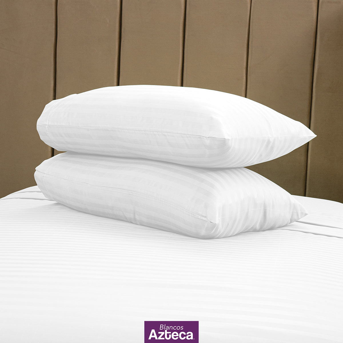 Sábanas Premium Ultra Suaves Rayadas Color Blanco