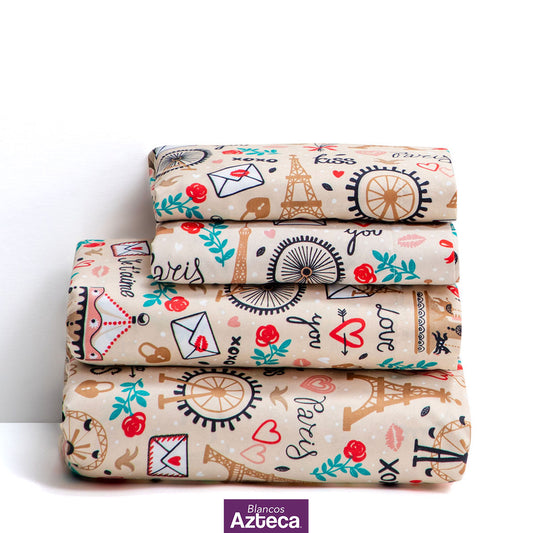 Juego de Sábanas Microfibra Jubile