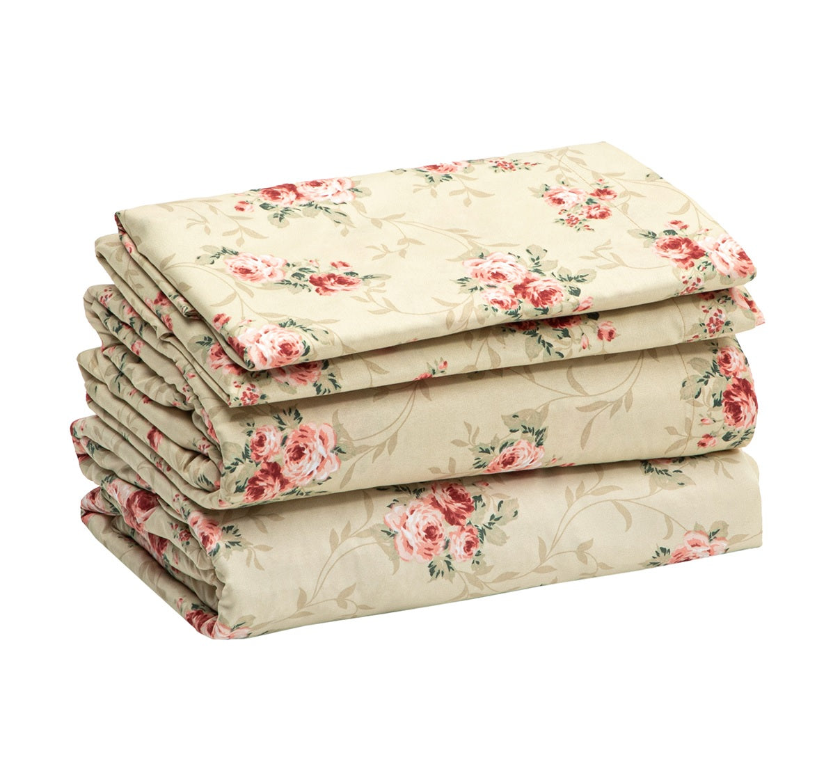 Juego de Sábanas Microfibra Vainilla