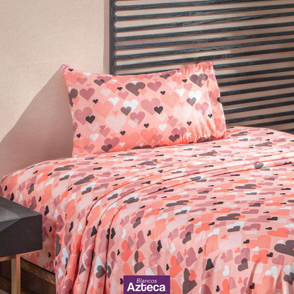 Juego de Sábanas Microfibra Rosette