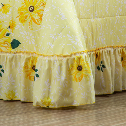 Juego De Colcha Flor De Girasol