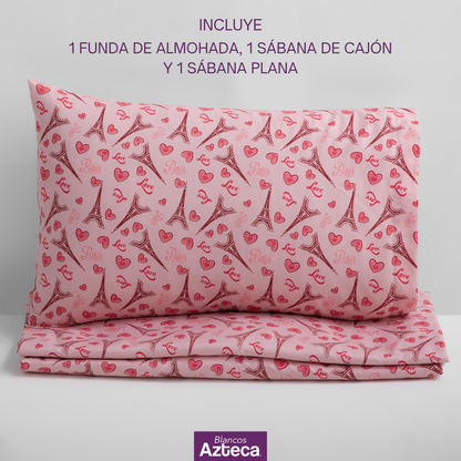 Juego de Sábanas Microfibra Opera