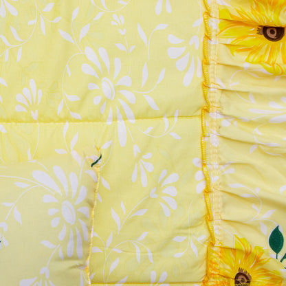 Juego De Colcha Flor De Girasol