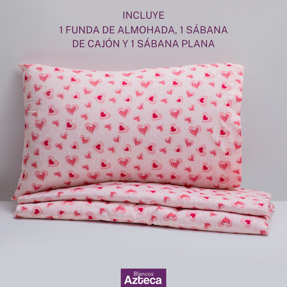 Juego de Sábanas Microfibra Cabaret