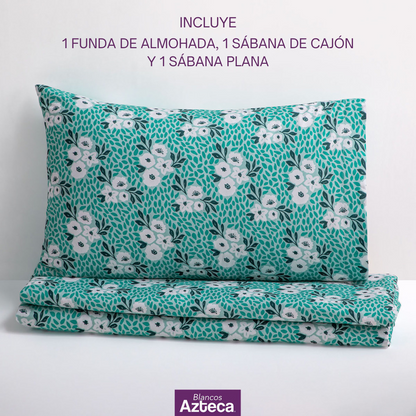 Juego de Sábanas Microfibra Frida