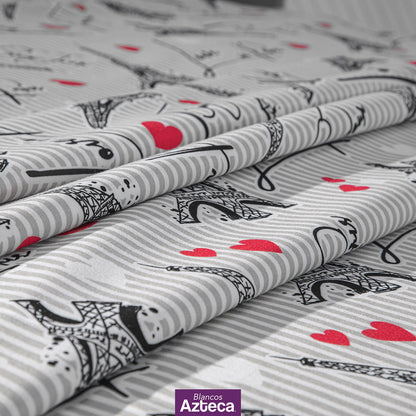 Juego de Sábanas Microfibra Aline