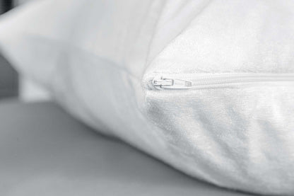 2 Pack Fundas De Almohada Impermeables Con Cierre Estándar/King