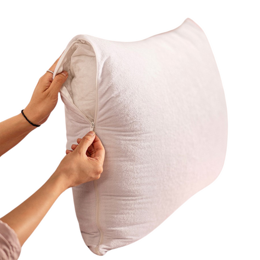 2 Pack Fundas De Almohada Impermeables Con Cierre Estándar/King