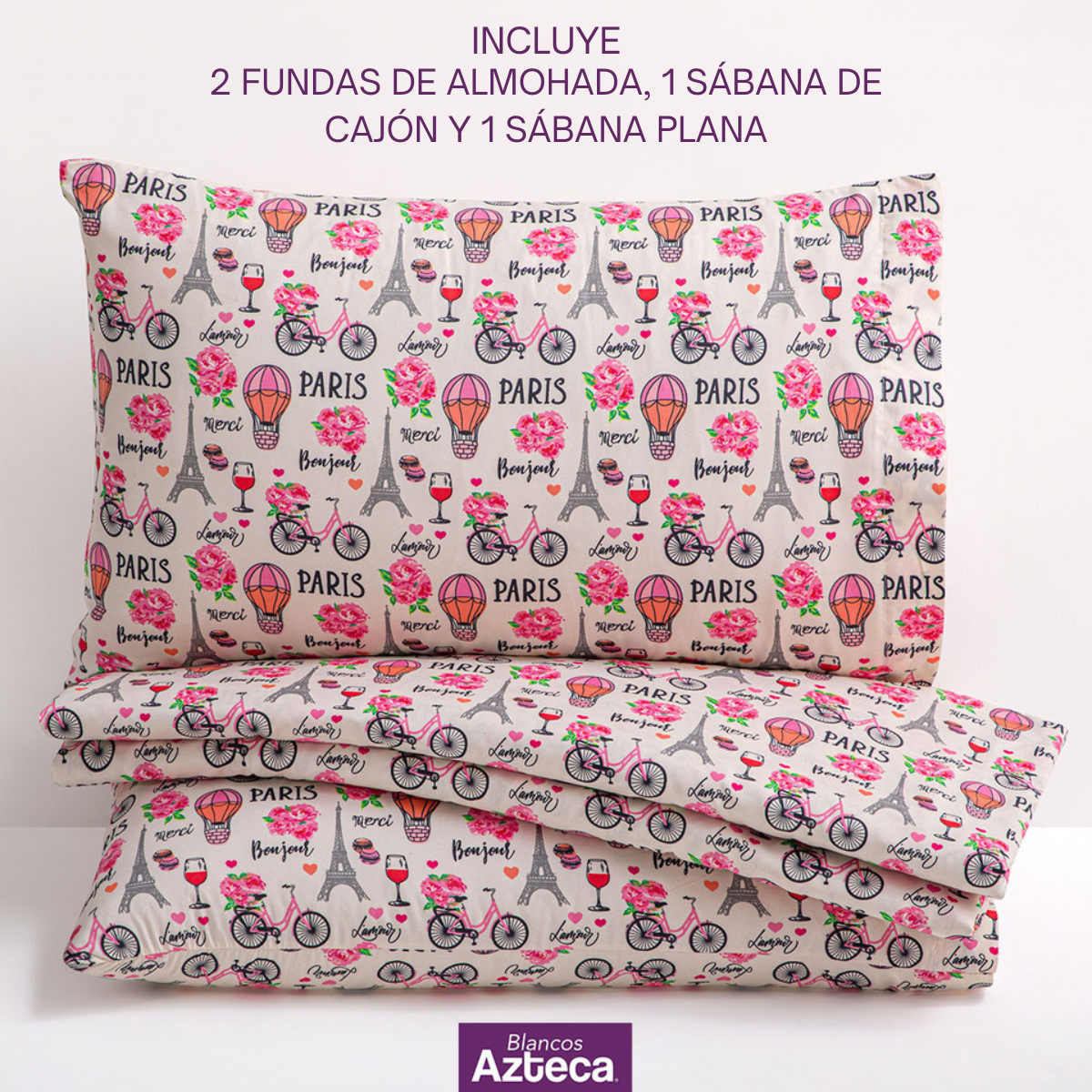 Juego de Sábanas Microfibra Emily