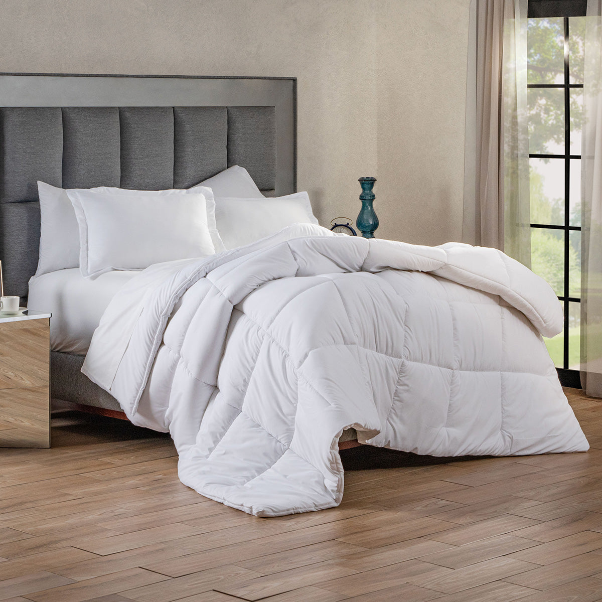 Juego De Edredón 7 Pz Fundas De Almohada Y Sábanas