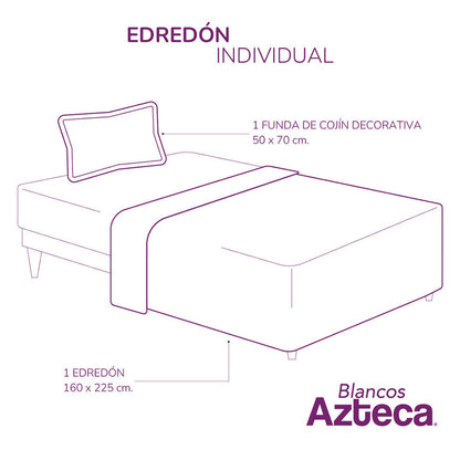 Juego De Edredón Ligero Flor De Tulipán