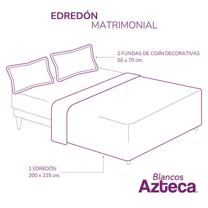 Juego De Edredón Ligero Flor De Tulipán