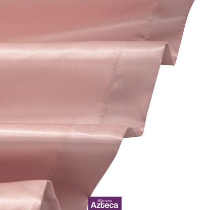Sábanas Tipo Seda Brillantes Y Lujosas Color Rosa