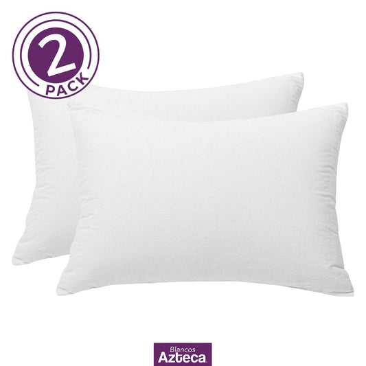 2 Pack Almohadas Impermeable Densidad Media.