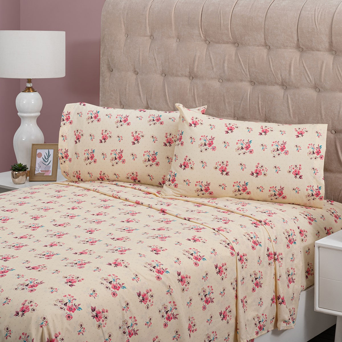 Juego de Sábanas Microfibra Paula