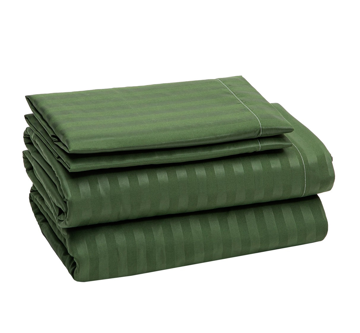Sábanas Premium Ultra Suaves Rayadas Color Verde